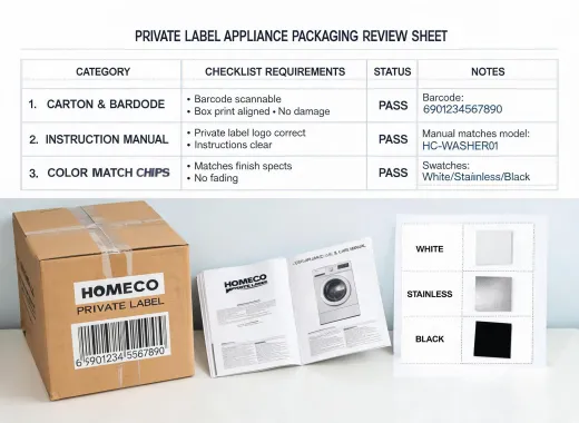 Packaging sample review