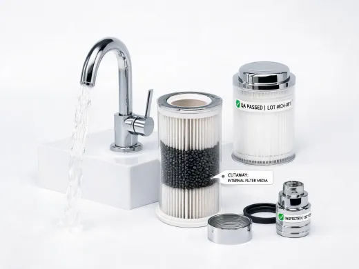 Faucet filter cartridge assembly