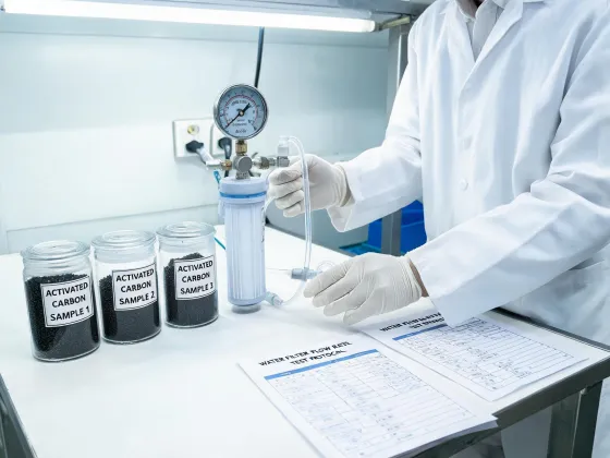 Filter cartridge QA bench