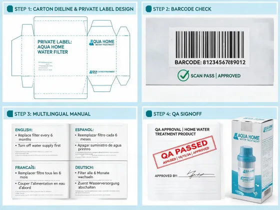 Private label packaging workflow